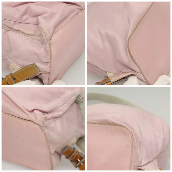 PRADA Backpack Nylon Pink Silver Auth 125696 - Picture 14 of 16